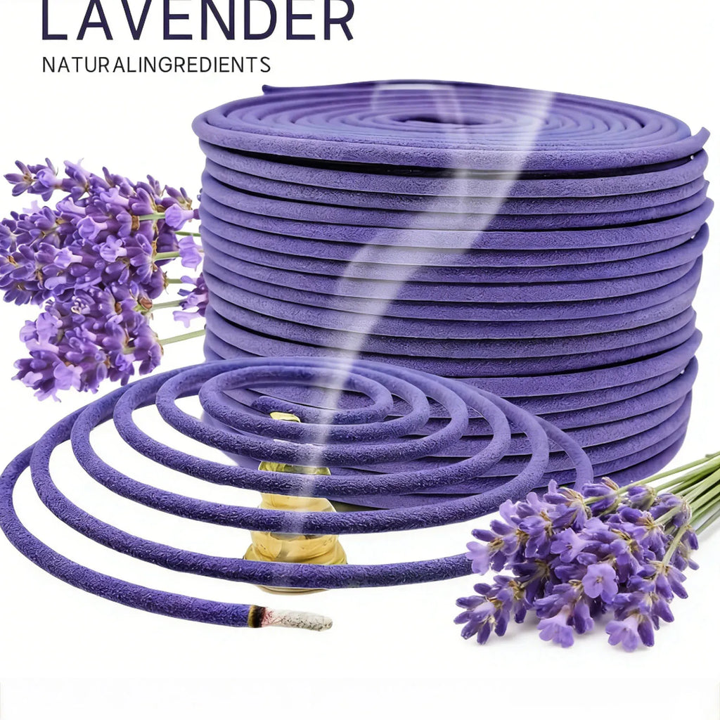 Natural Incense Sticks, Lavender and Sandalwood, Suitable for Yoga and Meditation, Home Fragrance, Exquisite Gifts